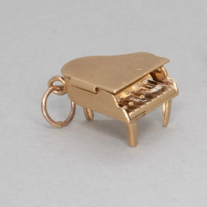 14K Vintage Piano Charms