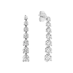 18ct Gold Diamond Earrings