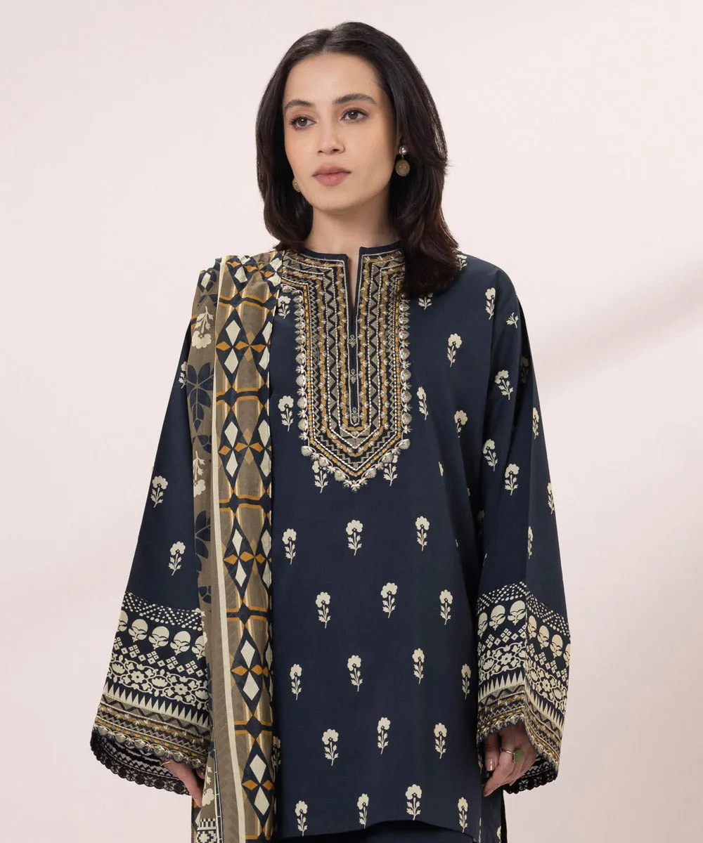 3 Piece - Embroidered Lawn Suit