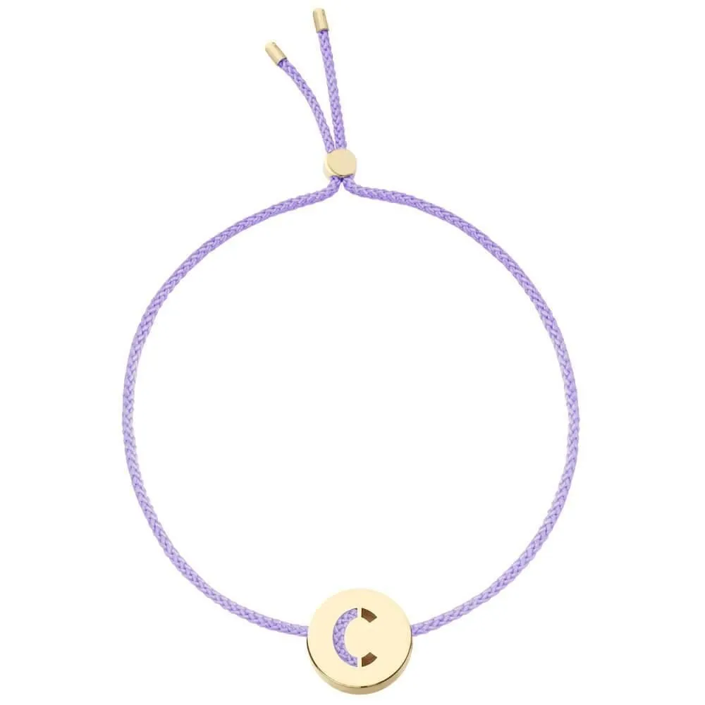 ABC's - C 18K Gold Plated Bracelet