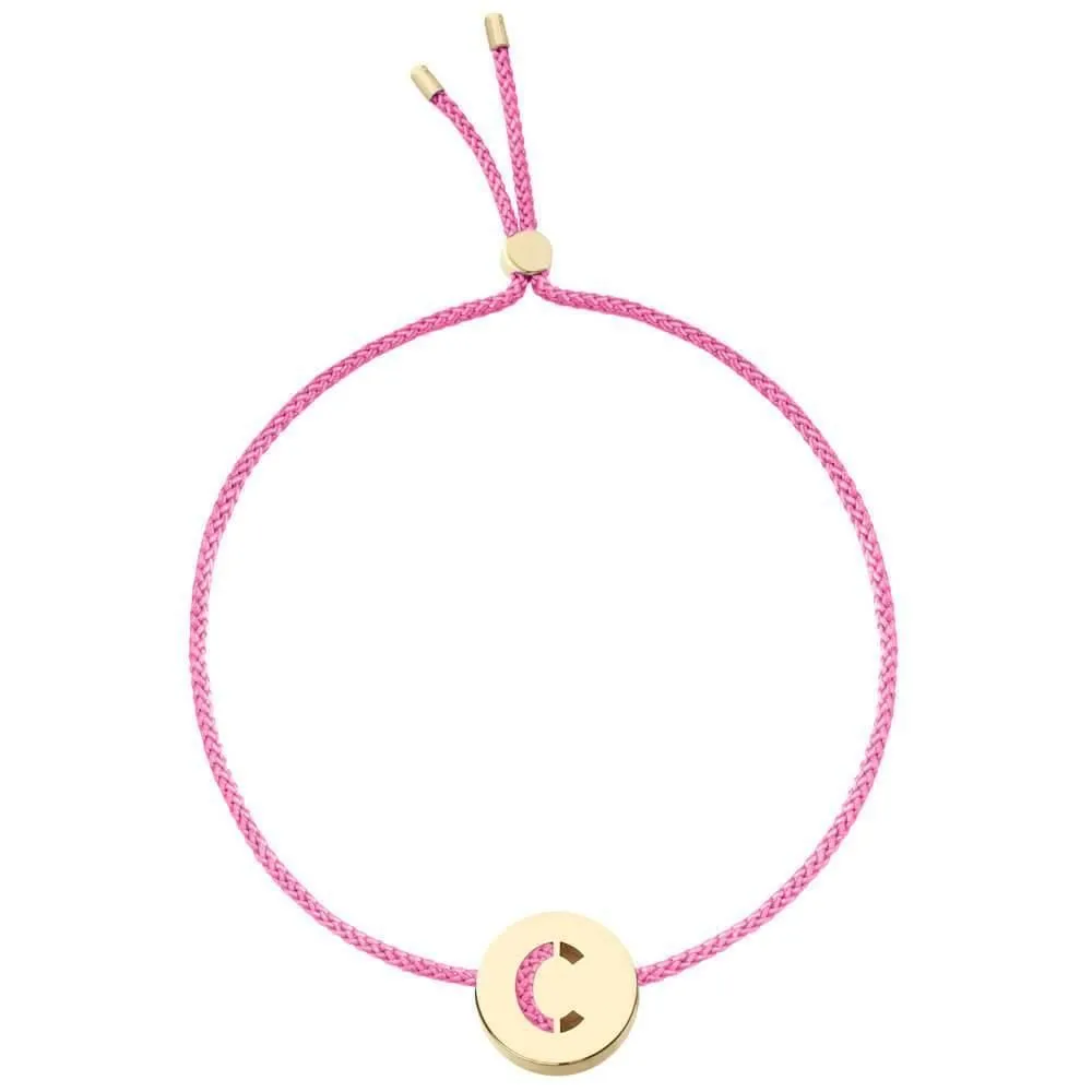 ABC's - C 18K Gold Plated Bracelet