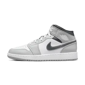 Air Jordan 1 Mid GS 'Light Smoke Grey'