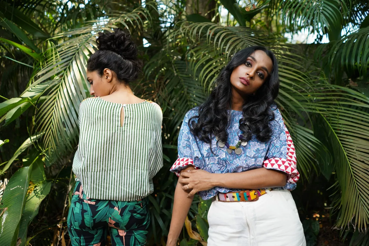 Anya Block Printed Top -Tuscany Yellow