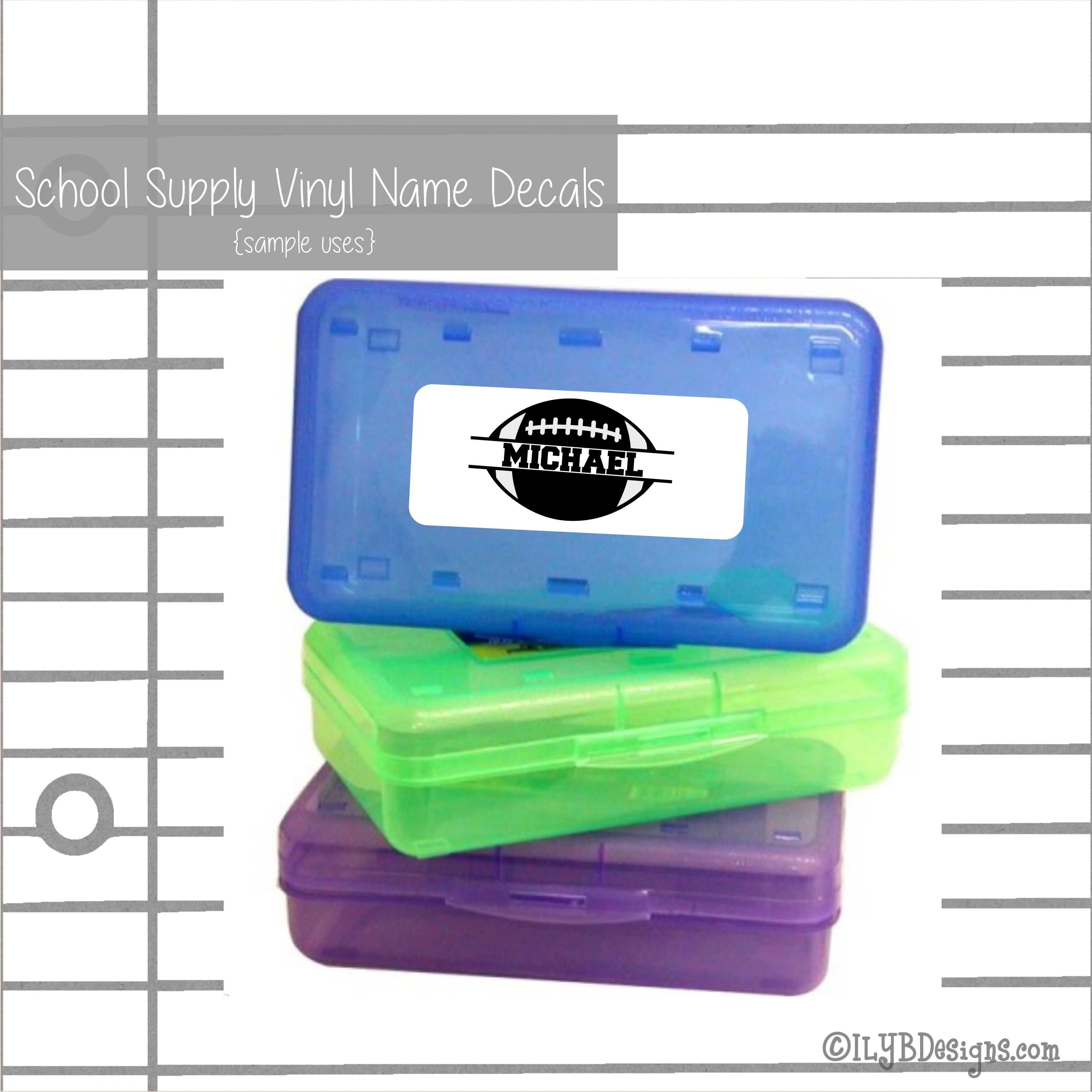 Back to School Name Labels - School Labels for Boys