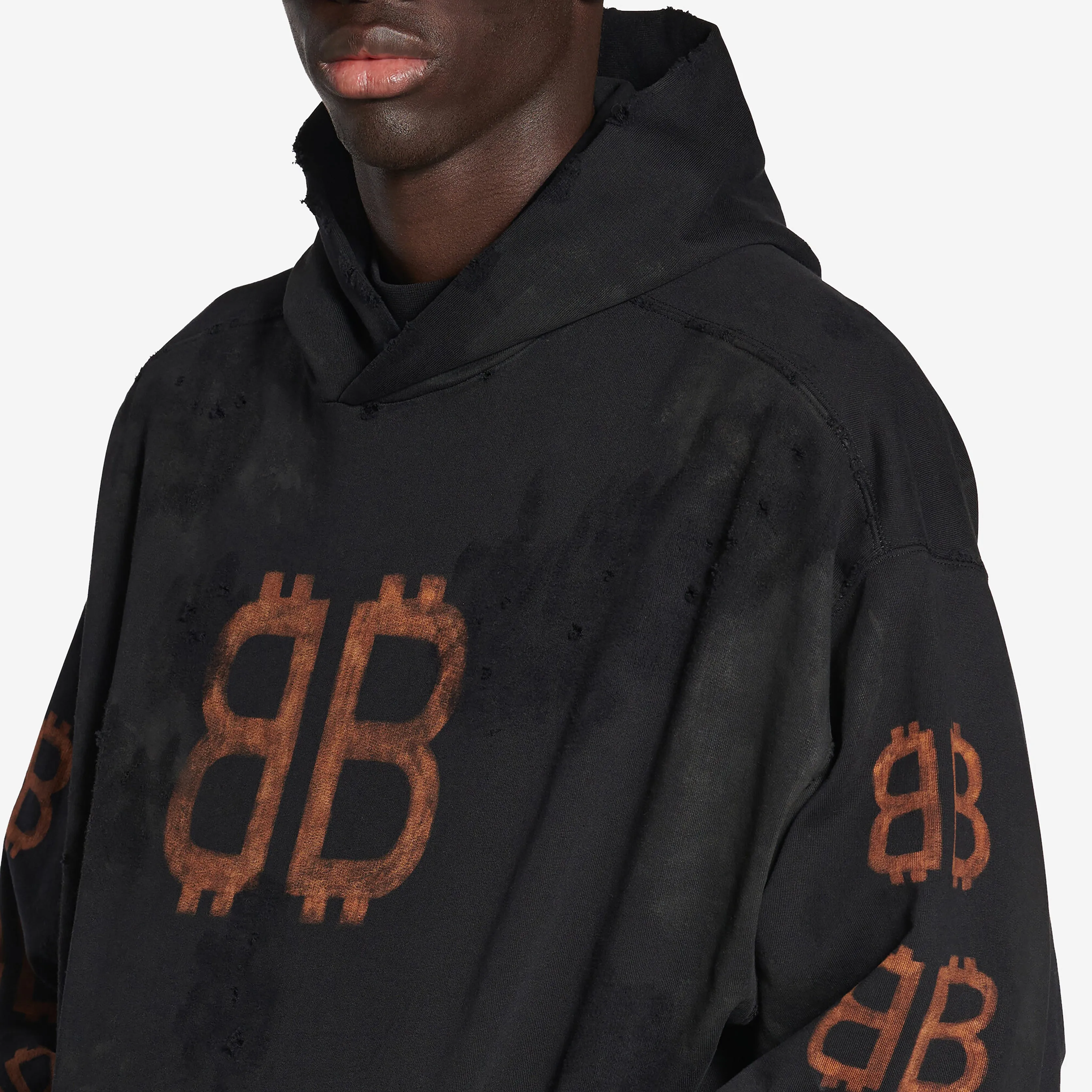 Balenciaga Medium Fit Crypto Hoodie