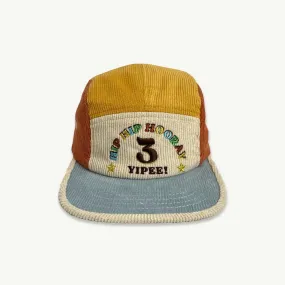 Banabae 3rd Birthday Cord Hat - Primary Spliced