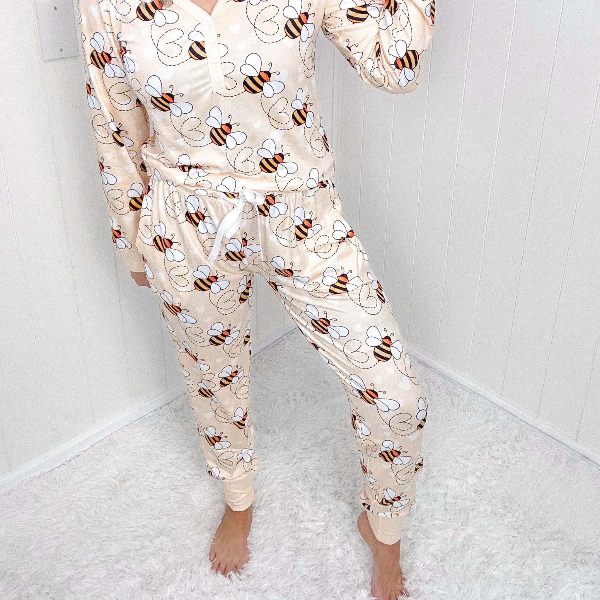 Bee-Loved Dreamwear Long Sleeve Pajama Set