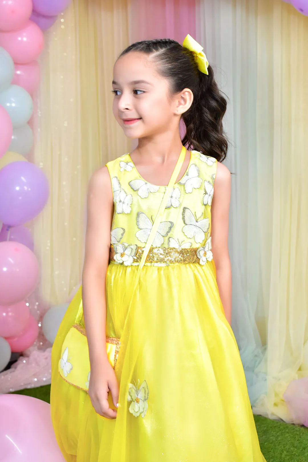 Butterfly Glitter Net Frock | BIRHTDAY BASH | F2313