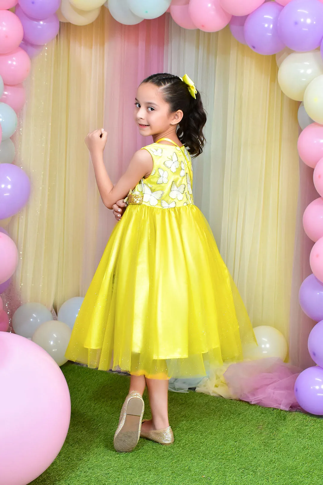 Butterfly Glitter Net Frock | BIRHTDAY BASH | F2313