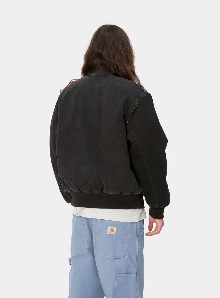 CARHARTT WIP Paxon Bomber Black/Black Stone Washed