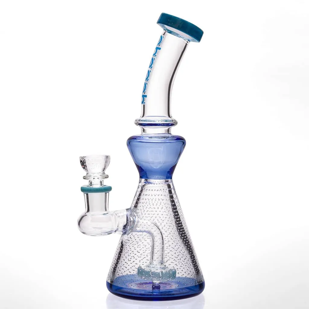 Cheech Glass Showerhead Perc Beaker Glass Bong 9"