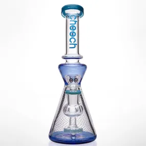 Cheech Glass Showerhead Perc Beaker Glass Bong 9"