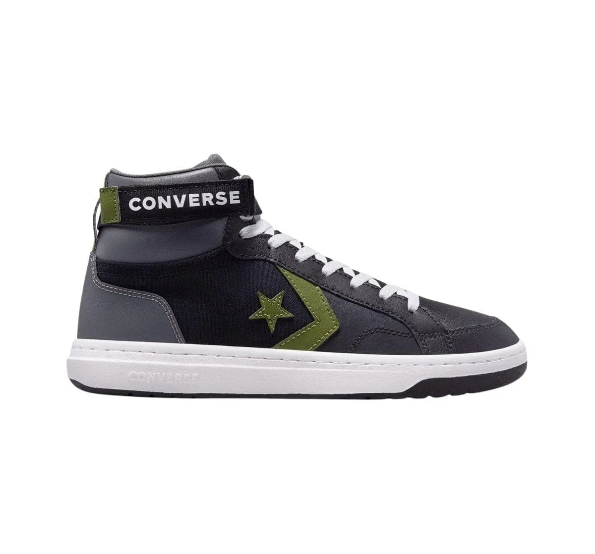 CONVERSE MEN'S PRO BLAZE V2 MID BLACK/GREEN SHOES