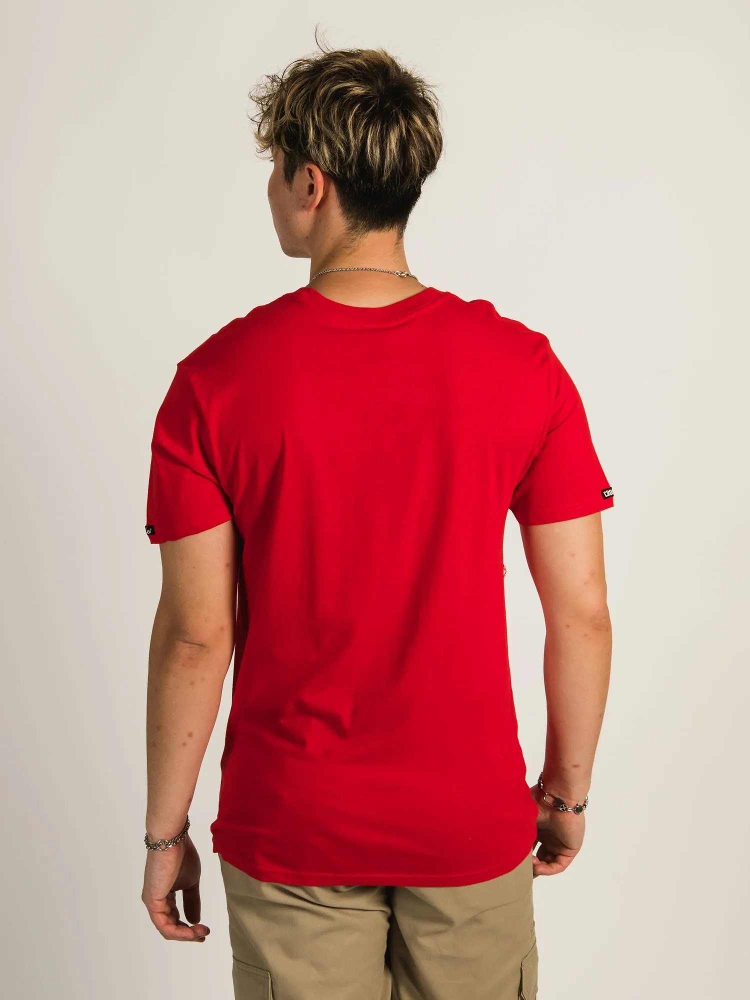 CROOKS & CASTLES CROOKS SCRIPT EMBROIDERED T-SHIRT