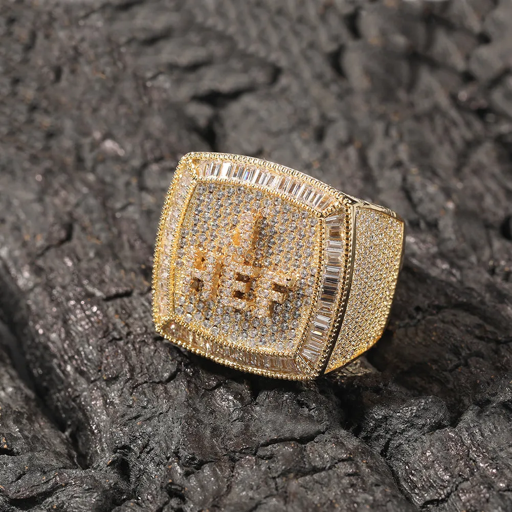 Custom Letter Champion Ring