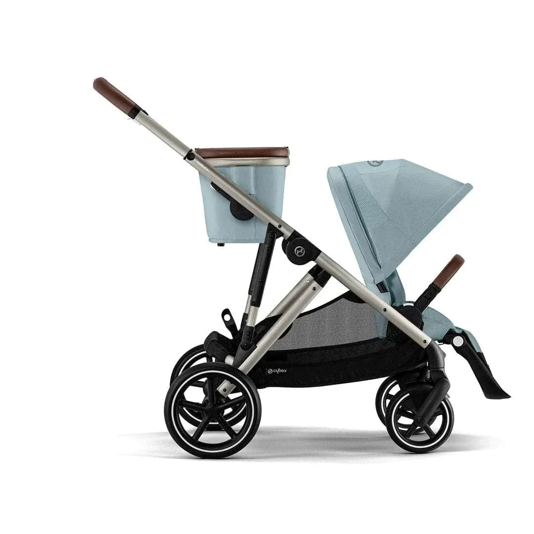 Cybex Gazelle S Twin Pushchair - Taupe / Sky Blue