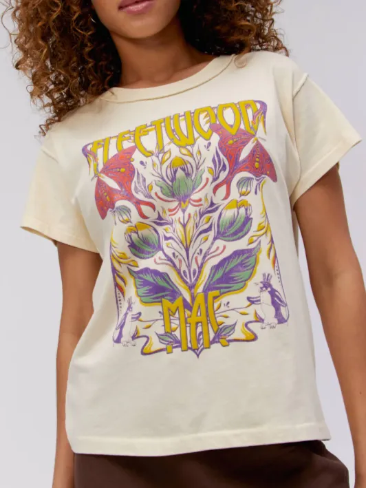 DAYDREAMER Fleetwood Mac Butterflies Reverse Girlfriend Tee