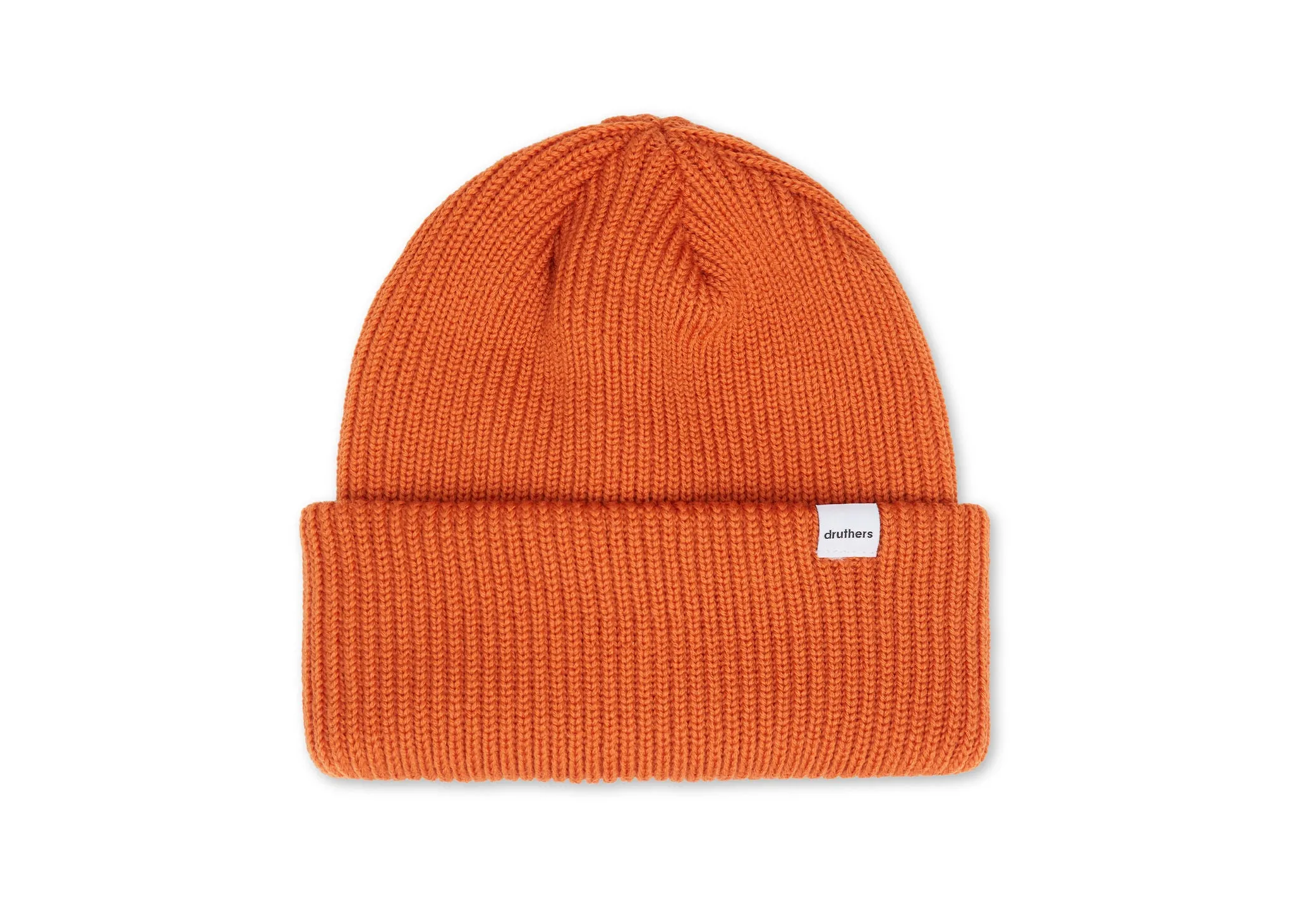 Druthers Merino Wool 1x1 Rib Knit Beanie