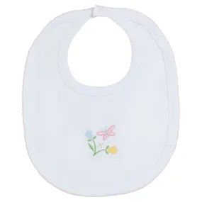 Embroidered Bib - Butterfly