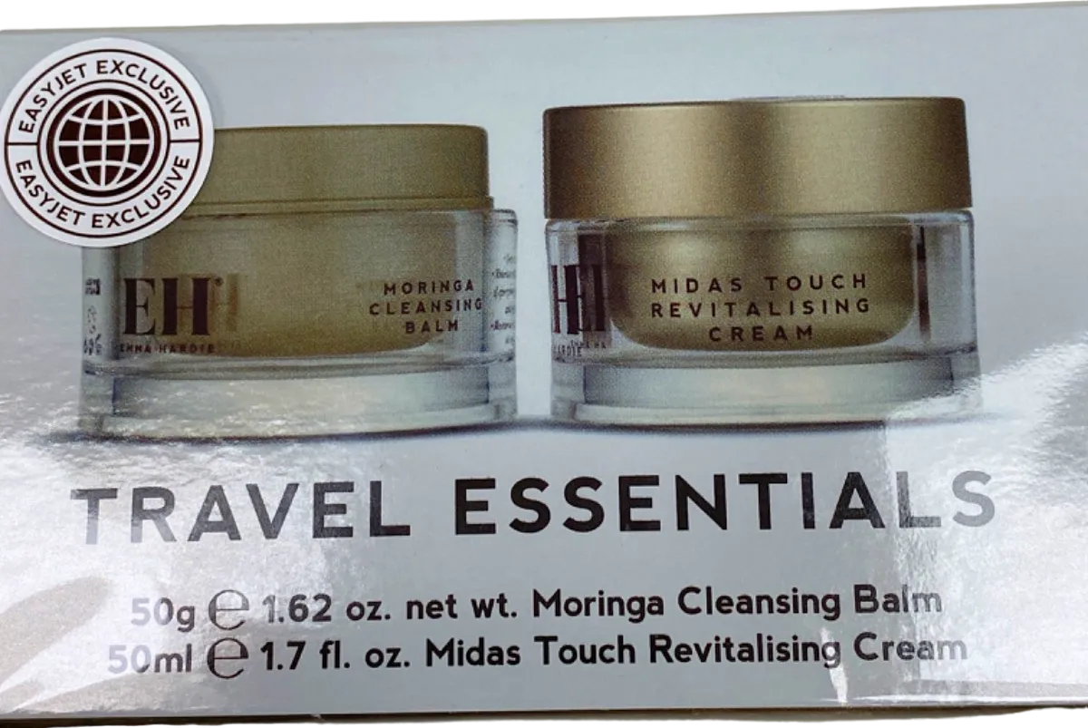 Emma Hardie Travel Essentials Moringa Cleansing Balm and Midas Touch Revitalising Cream 50ml/50g and 50ml/1.7fl oz