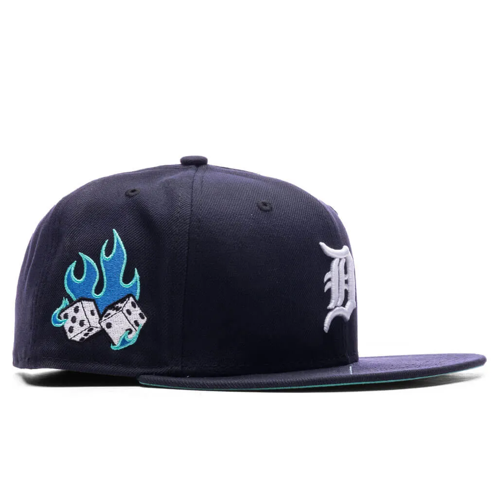 Feature x New Era Flaming Dice 59FIFTY Fitted - Detroit Tigers