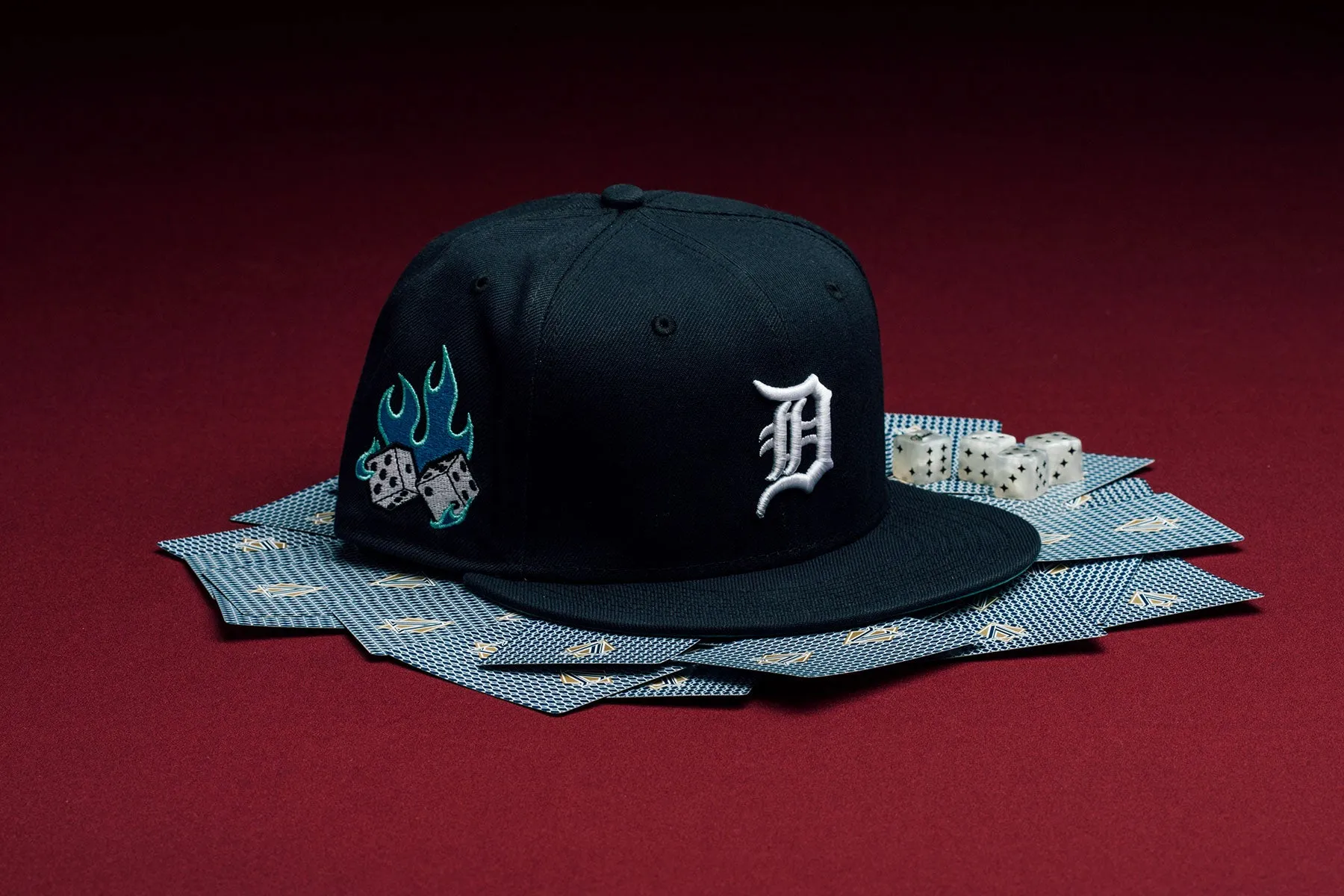 Feature x New Era Flaming Dice 59FIFTY Fitted - Detroit Tigers