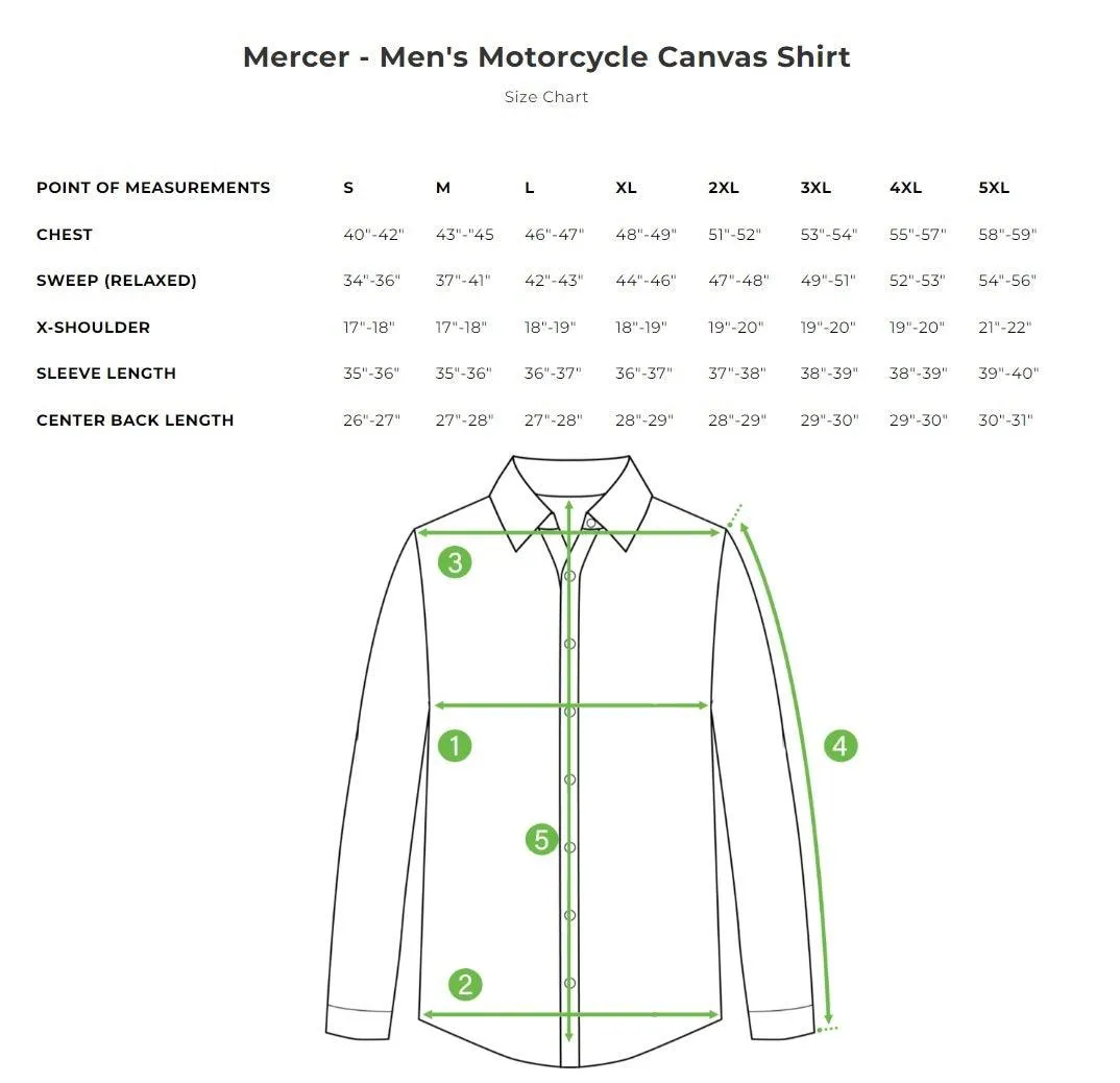 First Mfg Mens Forsyth Raw Canvas Shirt