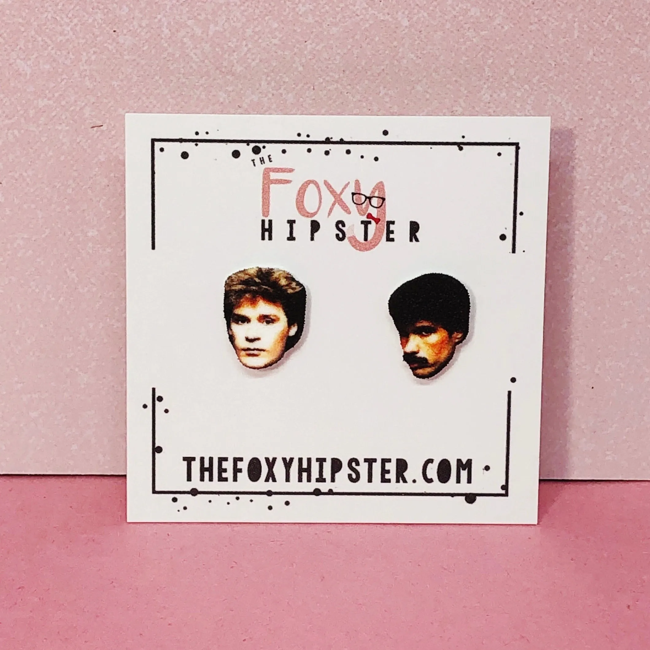 Hall and Oates Stud Earrings