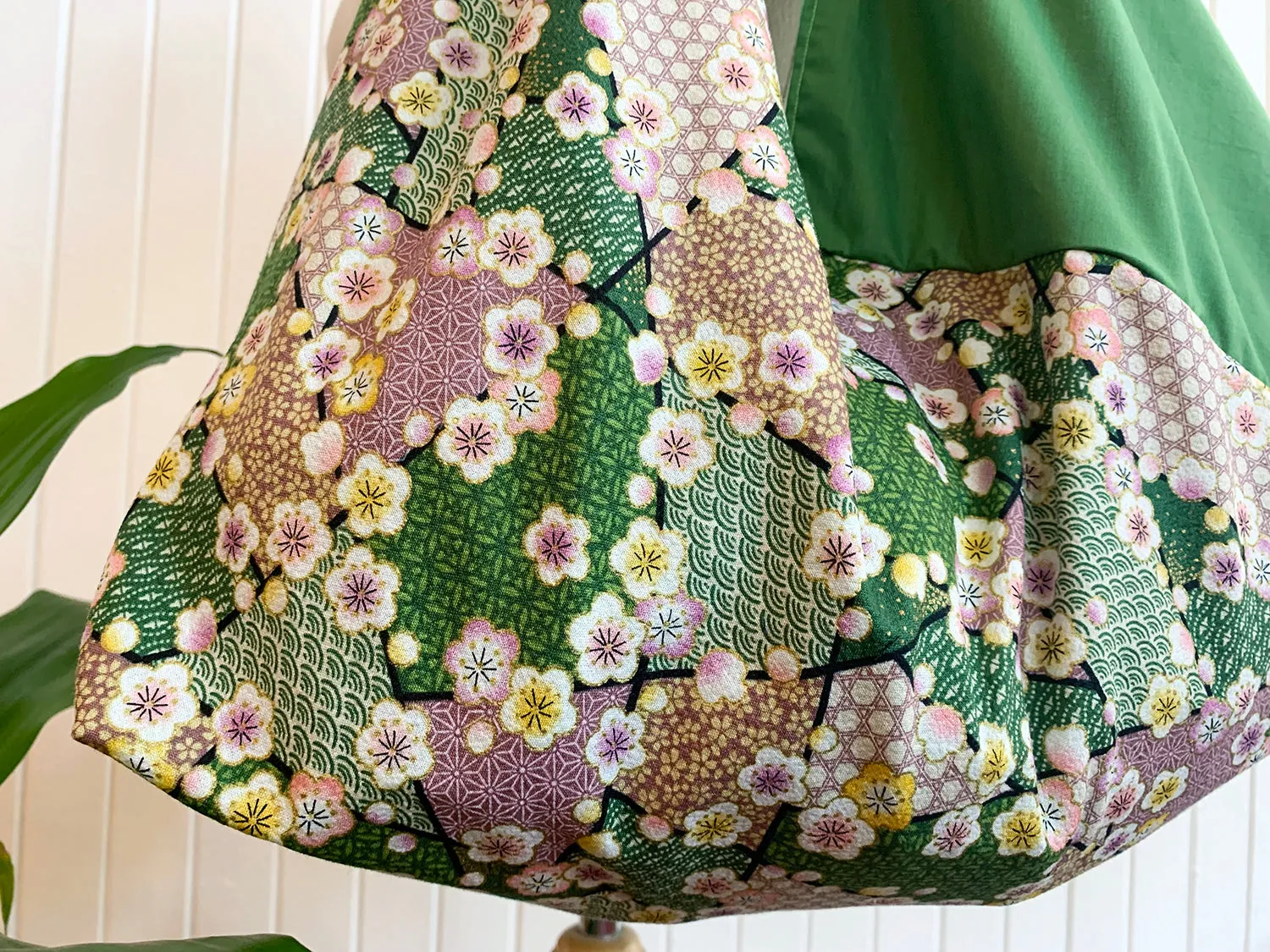 *Handmade* Origami bag | Market bag | Sakura (Green)