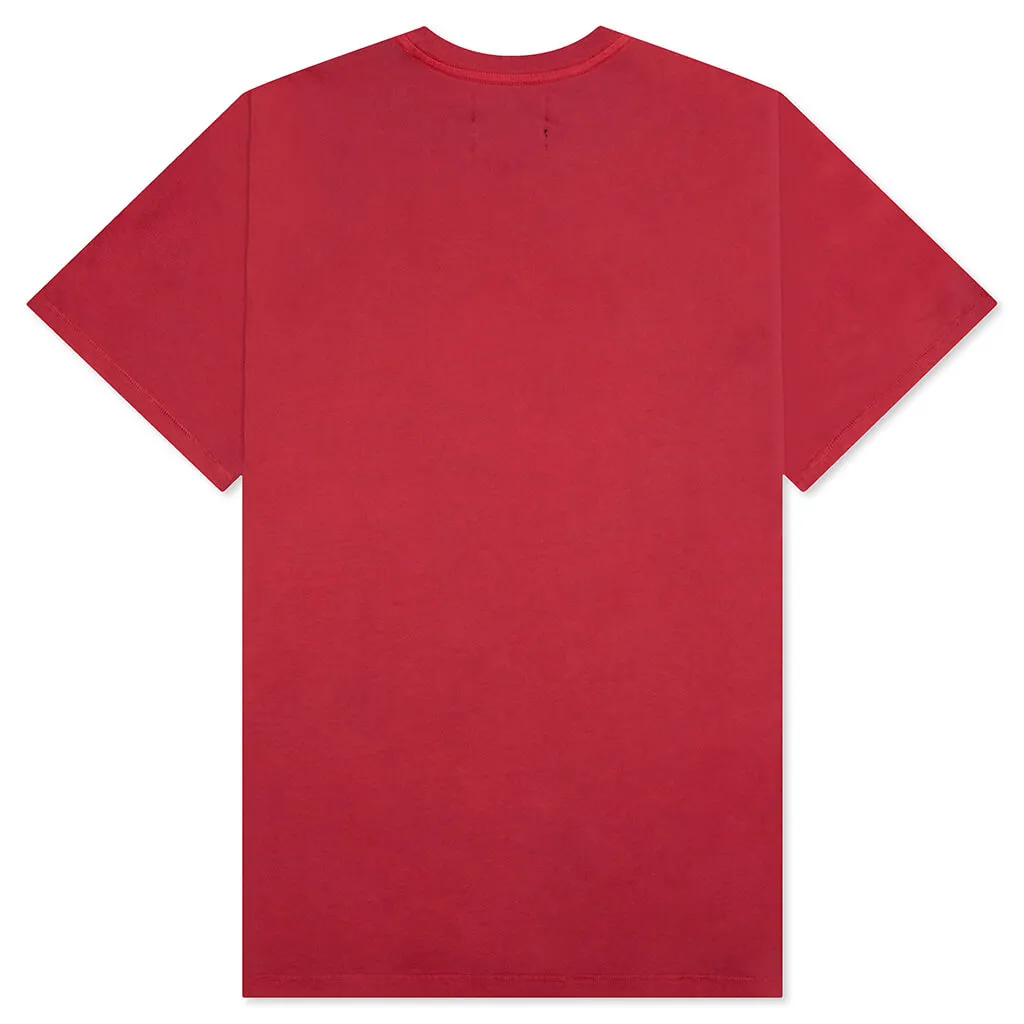 Haring Tee - Pigment Cranberry