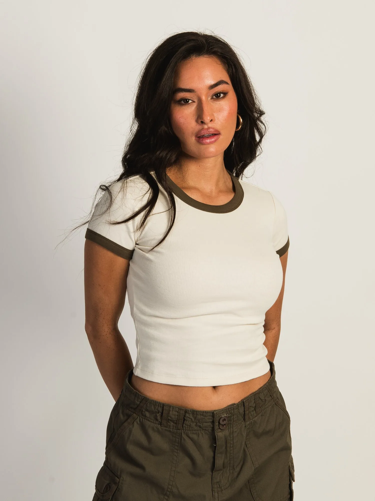 HARLOW ALEX TEE - CREAM