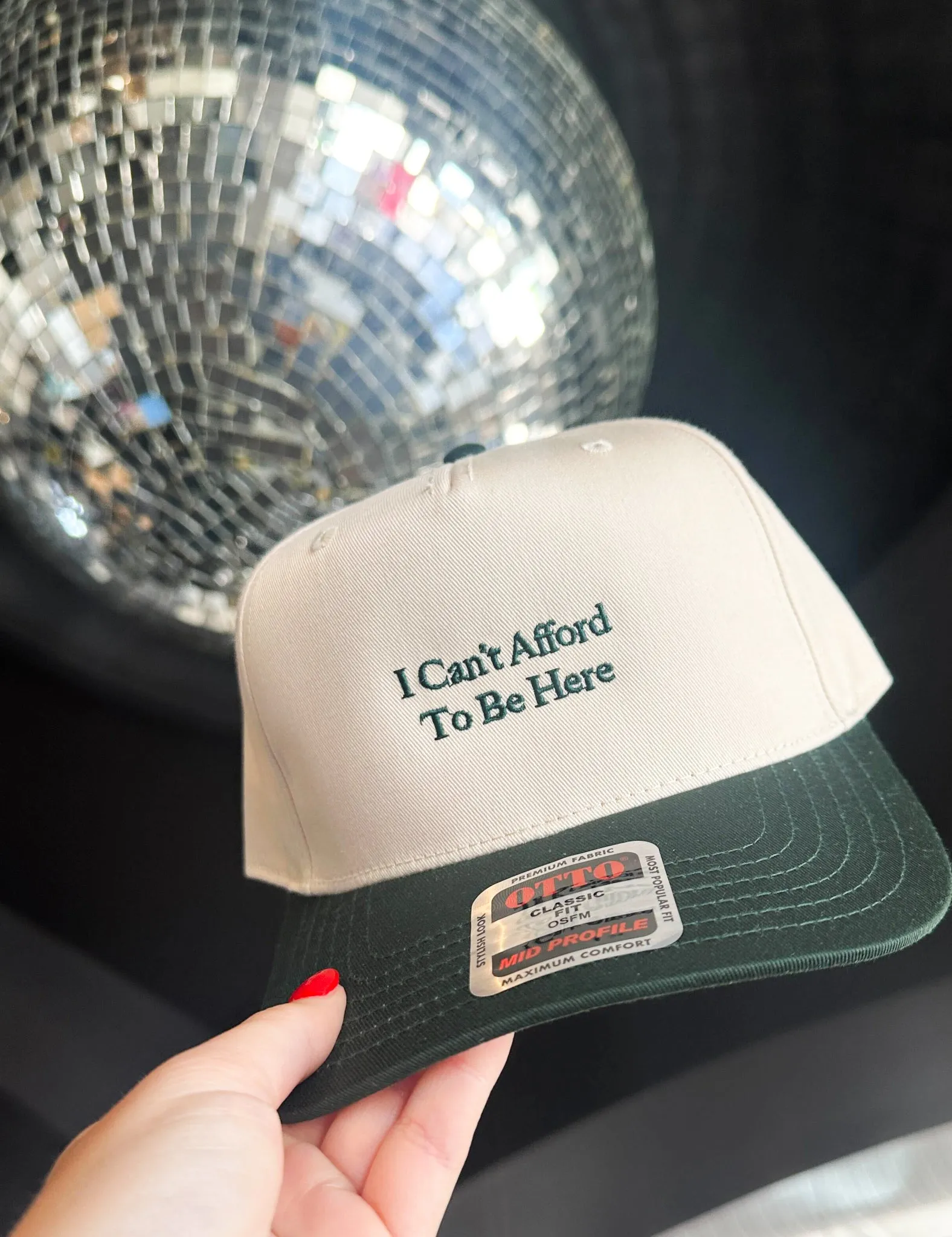 I Can't Afford to Be Here Trucker Hat