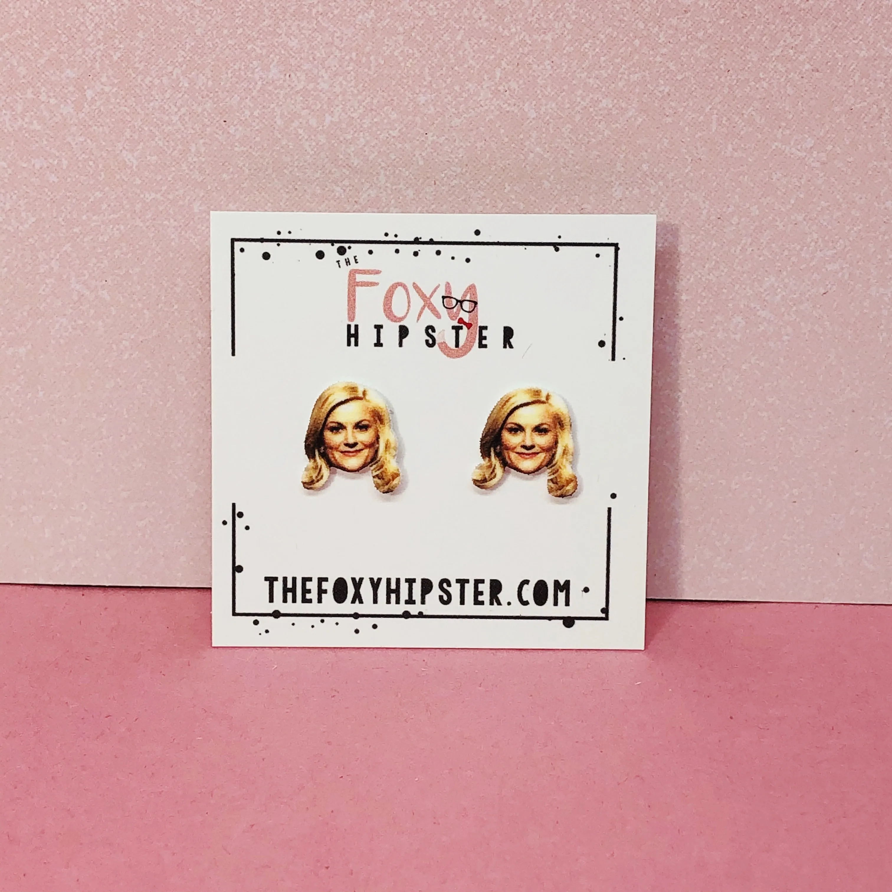 Leslie Knope Inspired Stud Earrings