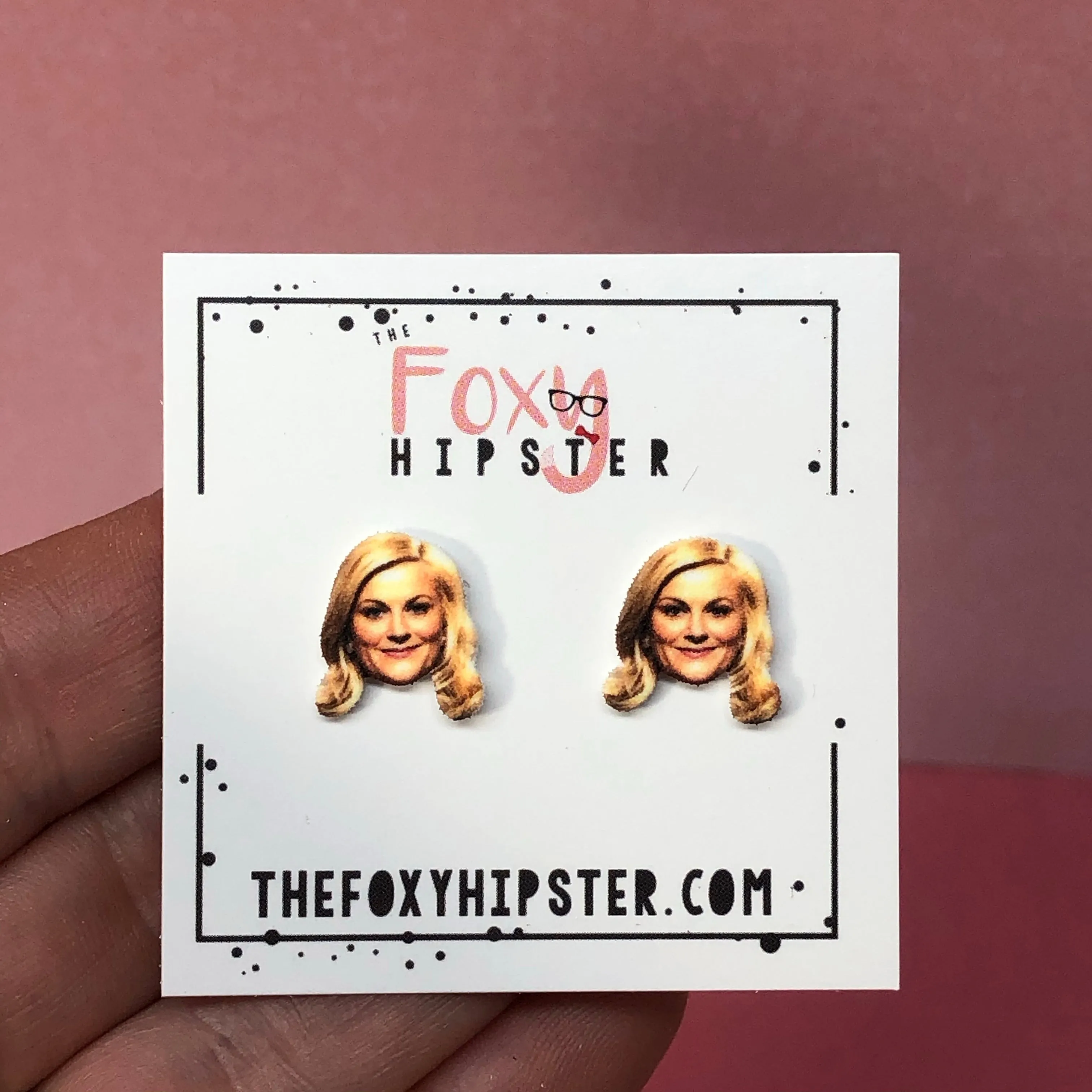 Leslie Knope Inspired Stud Earrings