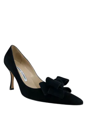 Manolo Blahnik Lisanew Suede Pumps Size 7.5