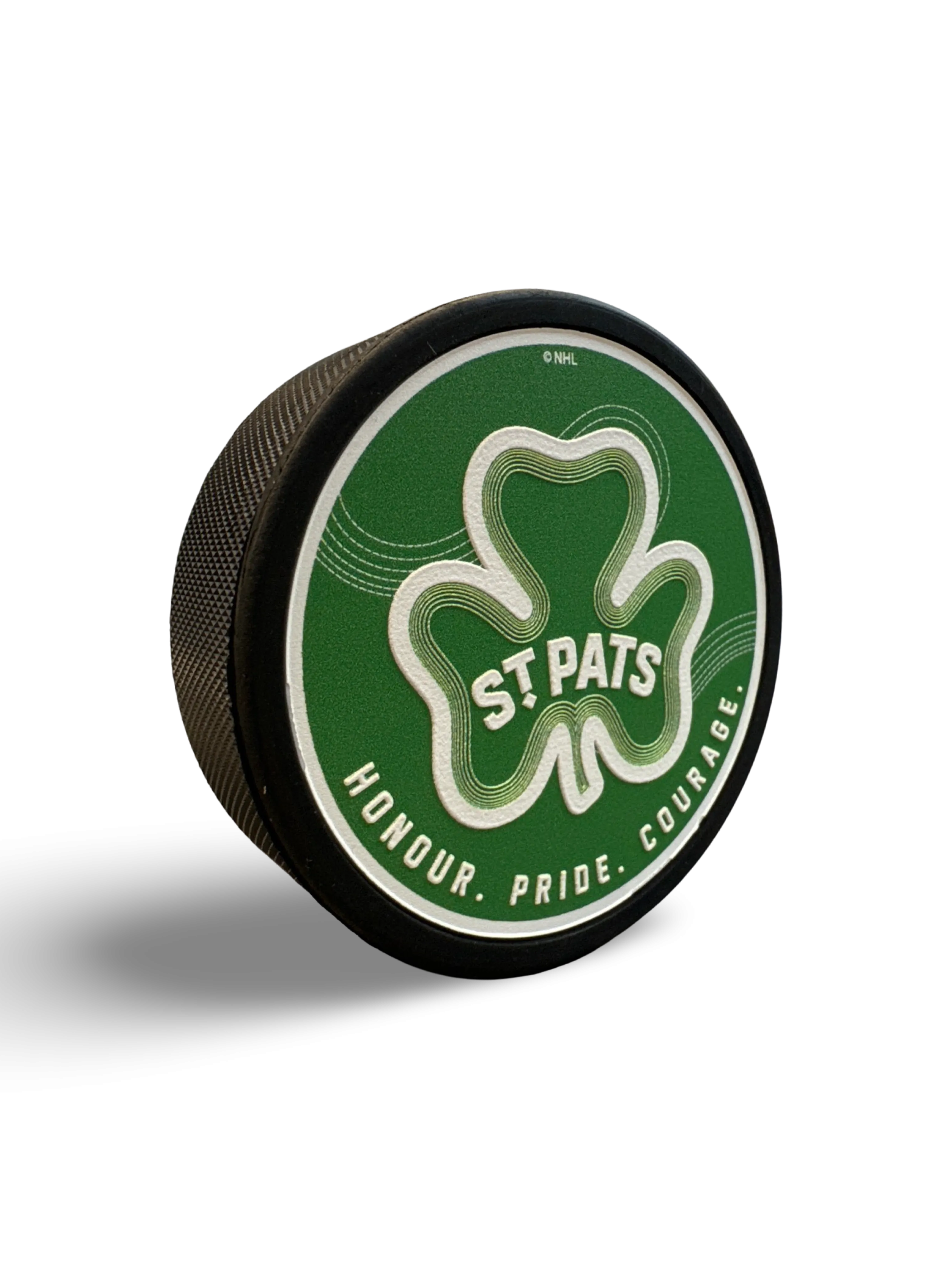 Maple Leafs 2024 St Pats Textured Puck