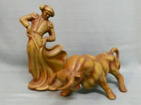 Maurice of California Pottery Brown Matador & Bull