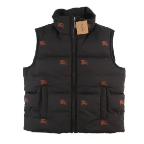 Men's Embroidered Ekd Gilet Black Size S