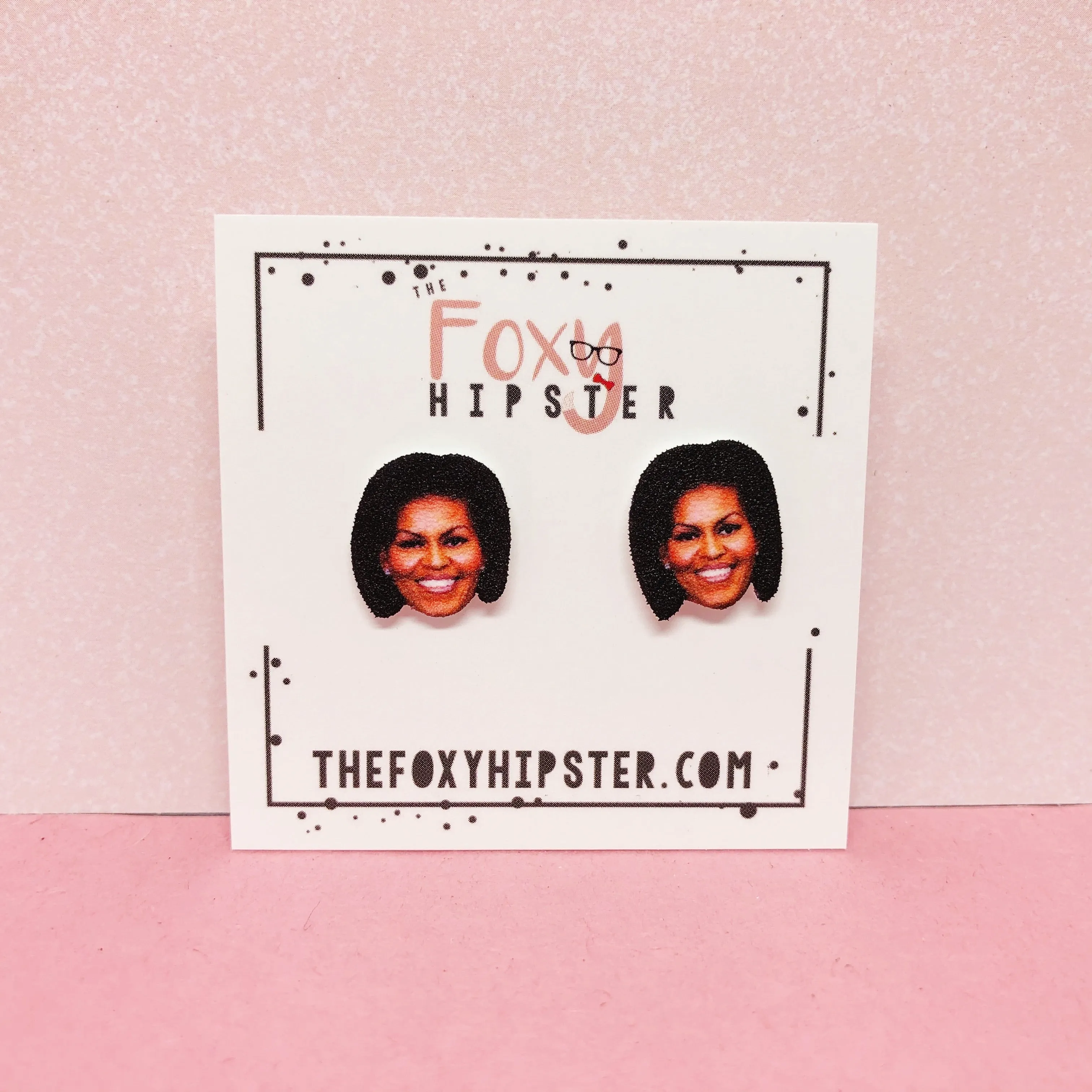 Michelle Obama Stud Earrings