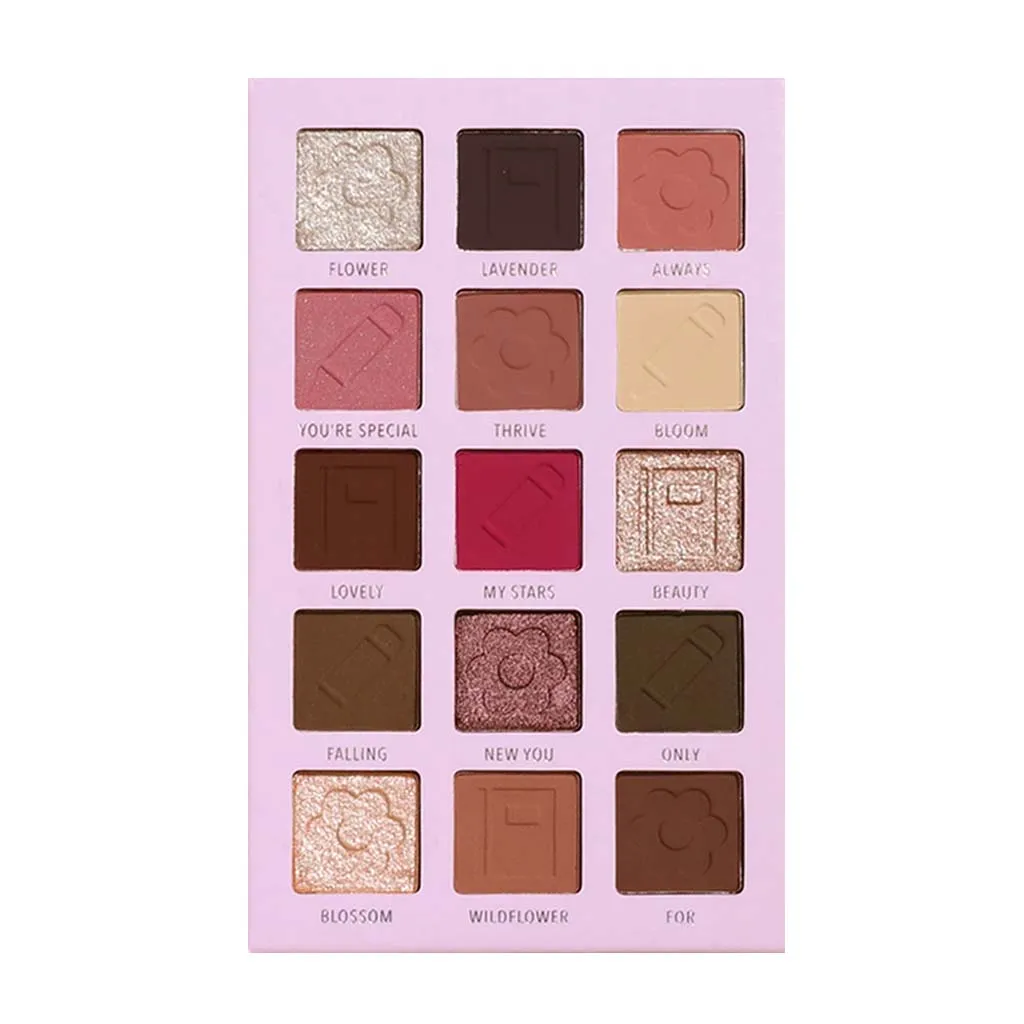 MOIRA You're Blooming Like the Perfect Flower 15 Color Eyeshadow Palette