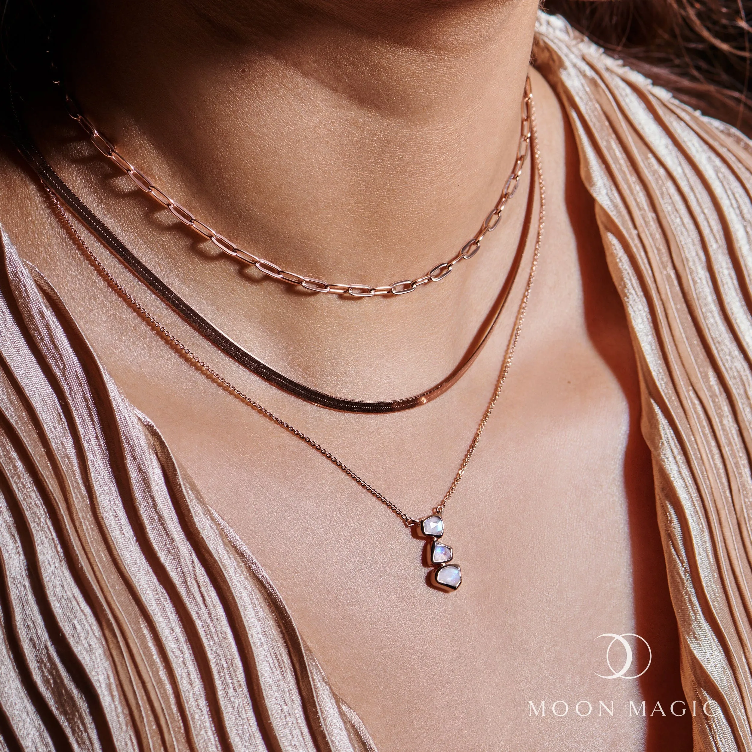 Moonstone Necklace - Dazzle Them