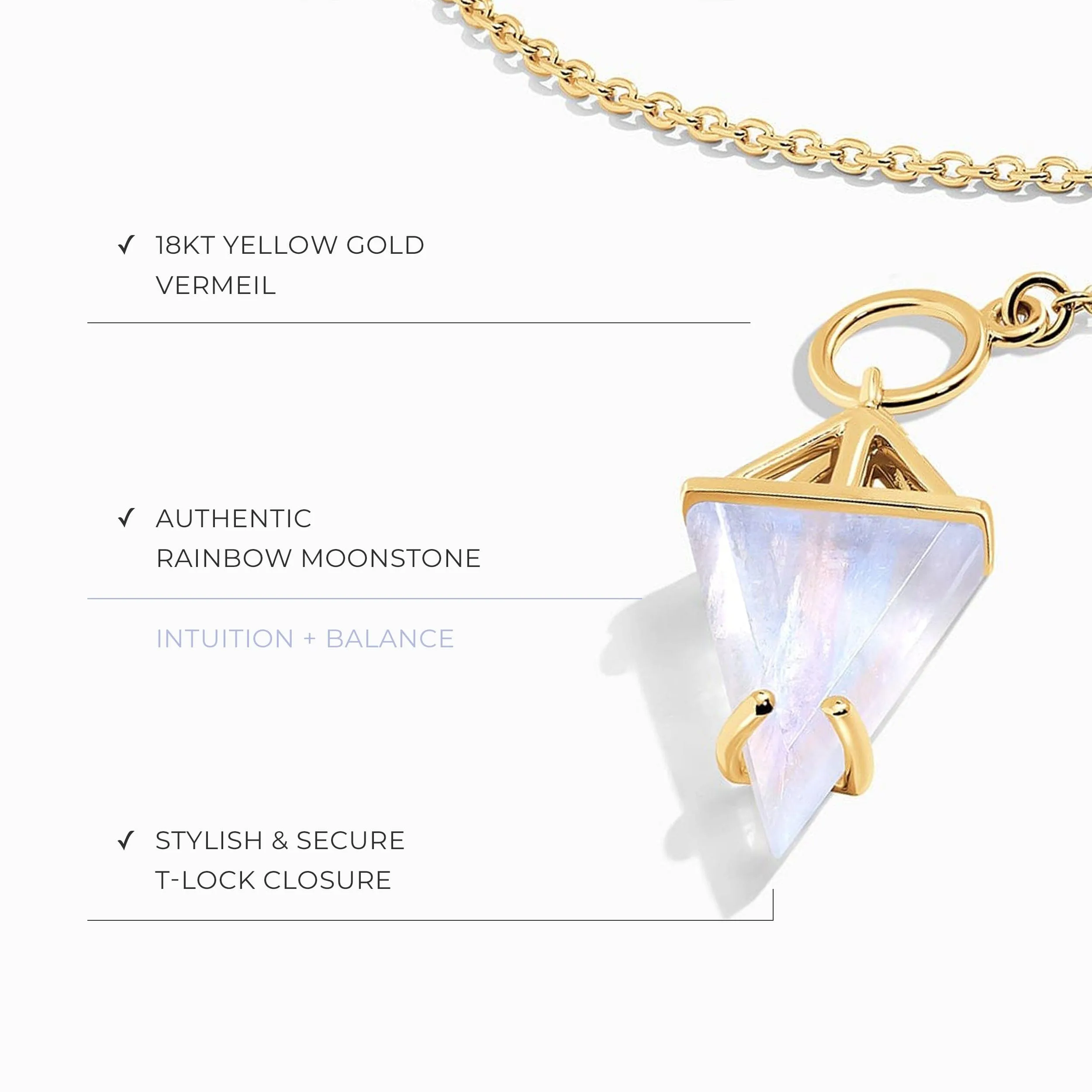 Moonstone Necklace - Heroine T Lock