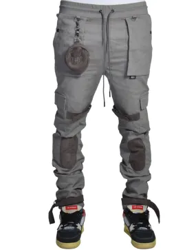 New Sphere Pouch Strap Cargo Pants (Grey) /C7