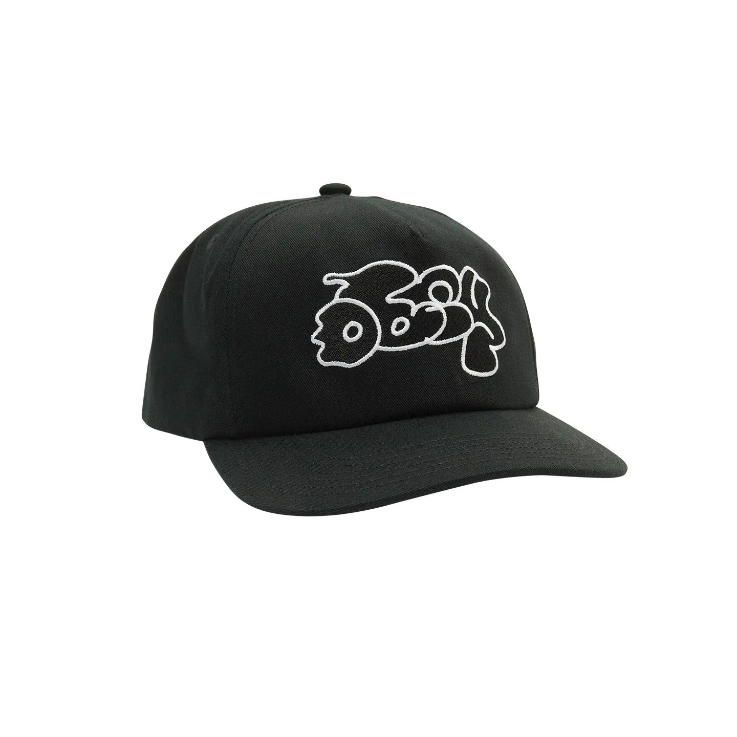 Obey cap with 5 panel visor Bubble 100490107 black one size