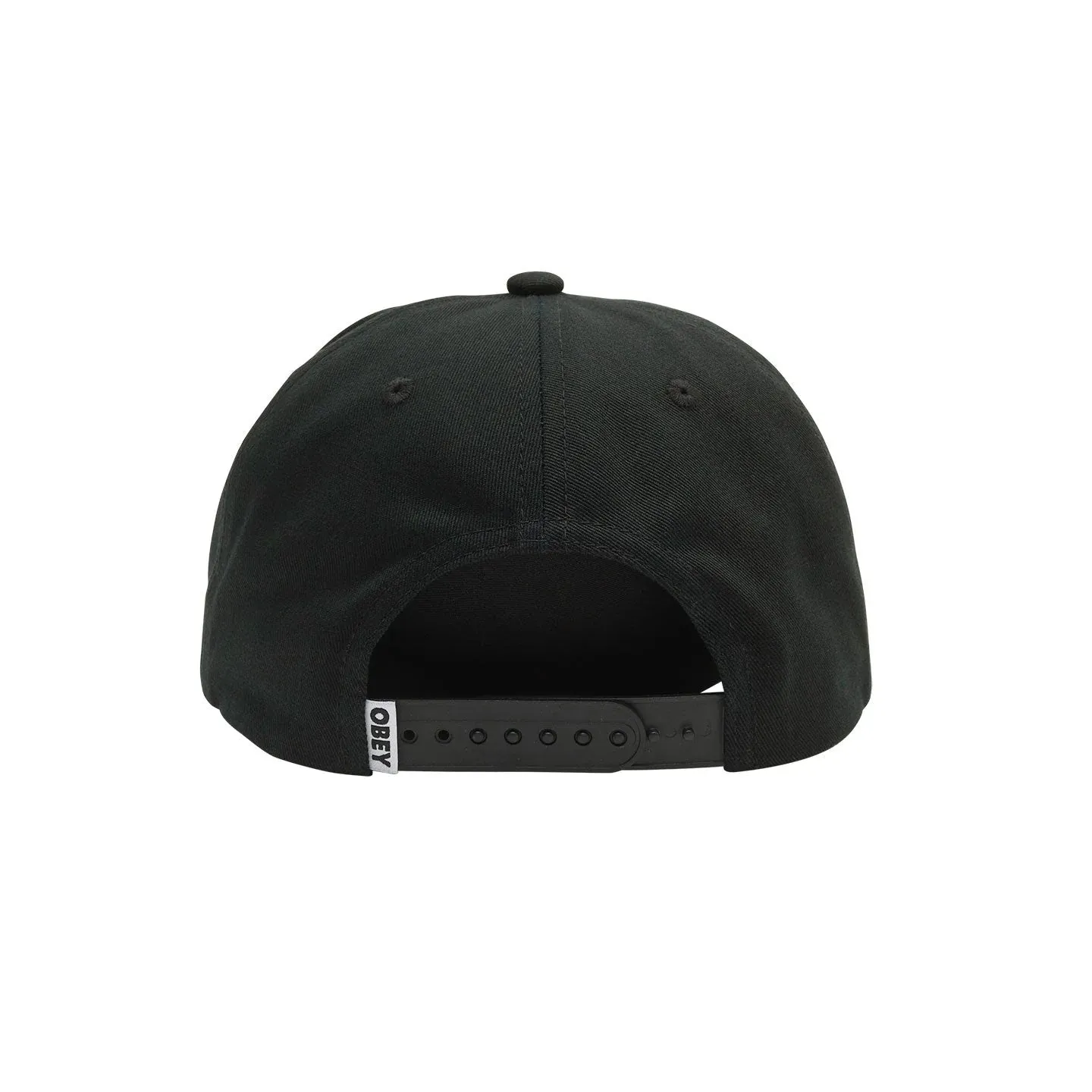 Obey cap with 5 panel visor Bubble 100490107 black one size