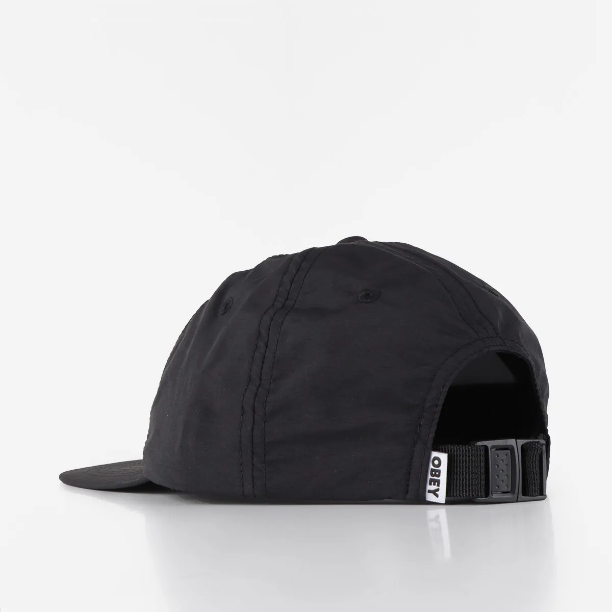 OBEY Lowercase Nylon 6 Panel Strapback Cap