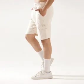 Off White Cargo Relax Fit Shorts