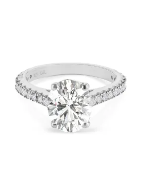 Ornate Jewels 4.5 Carat American Diamond Oval Solitaire Ring