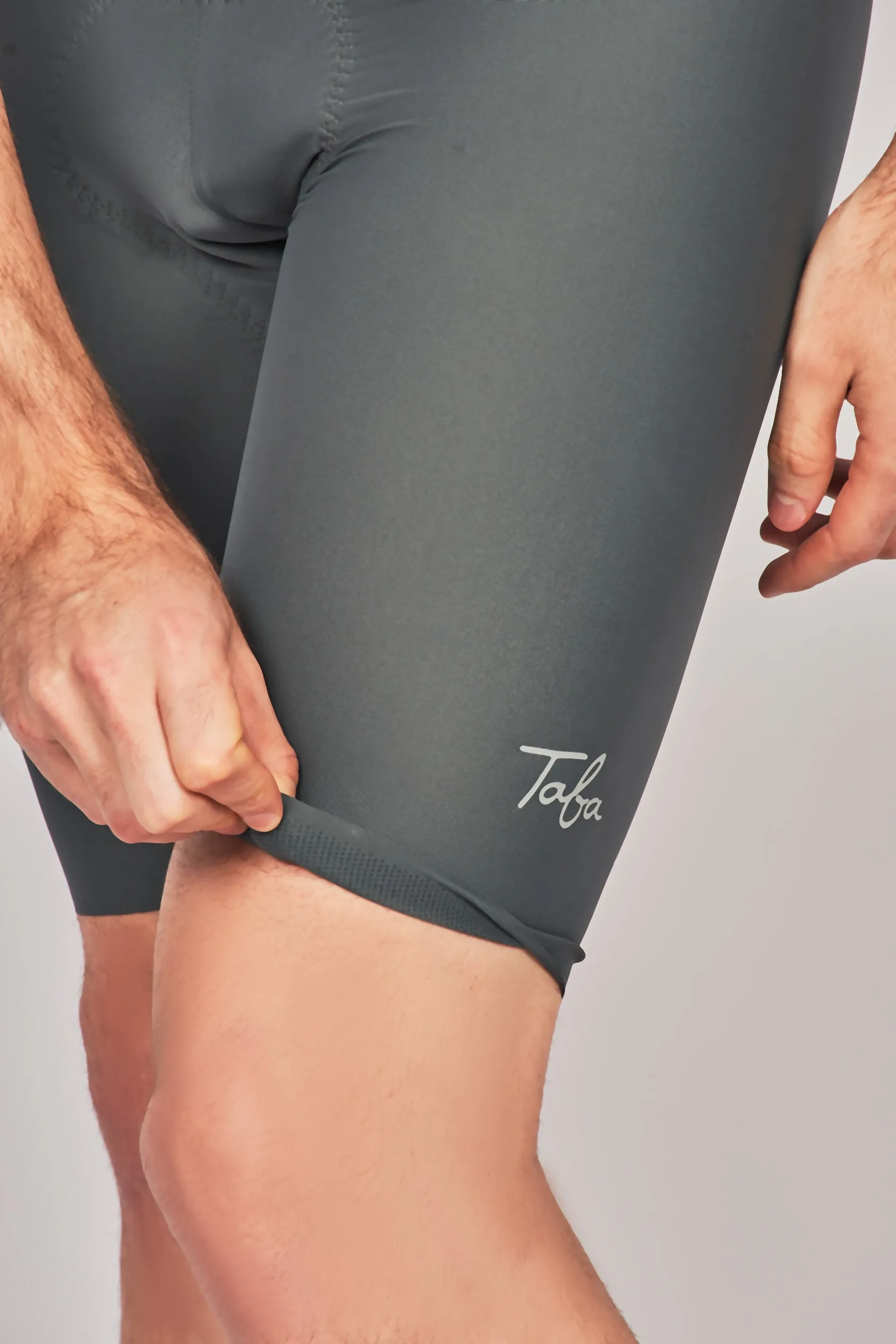 Pantaloneta Ciclismo Gris ELITE Seamless Hombre RLZ