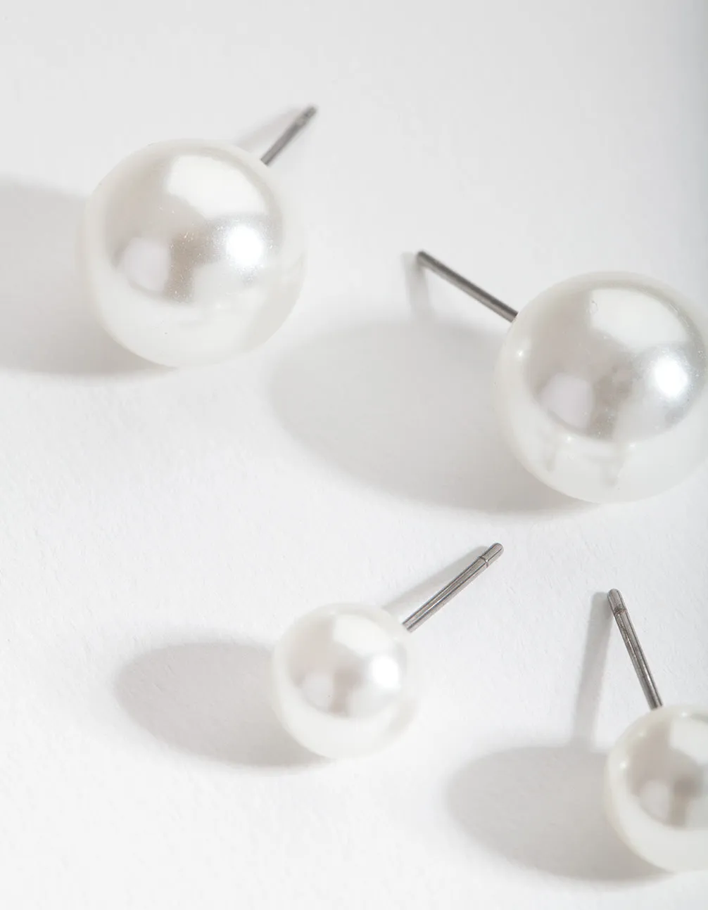 Pearl Stud Earring Pack